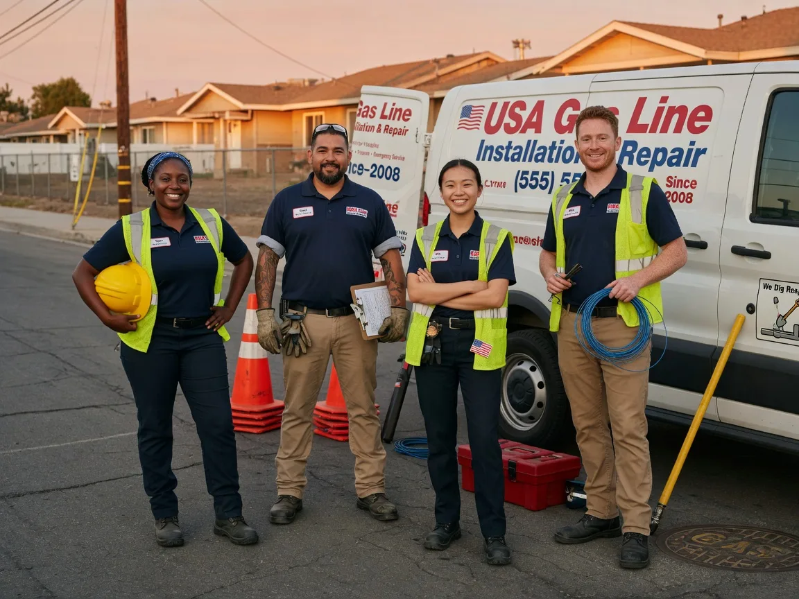 Gas Line Installation company in Bismarck, IL